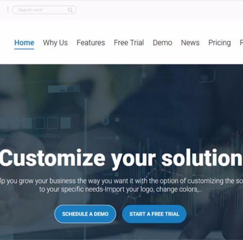 Healthcare marketing website