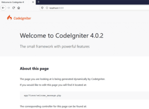 CodeIgniter4 - Naethra Technologies Pvt.ltd - Easy 5 minutes step